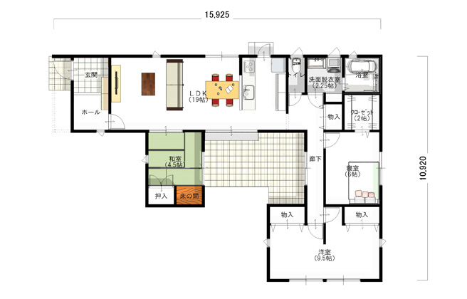 C03（平屋4LDK）