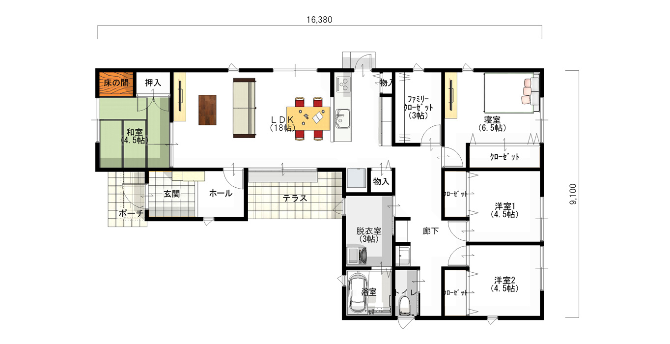 L03（平屋4LDK）