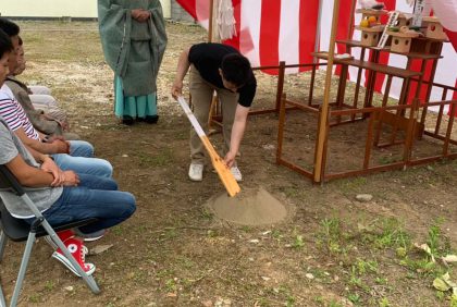 熊本県宇城市I様邸、地鎮祭が執り行われました。