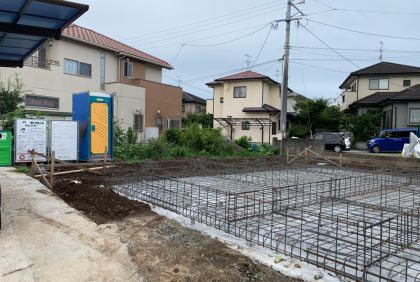 熊本県上益城郡O様邸、基礎工事が始まりました。