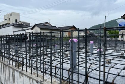 熊本県芦北郡M様邸、、基礎工事④始まりました。